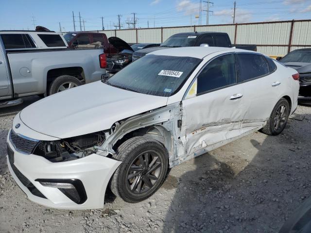 5XXGT4L36LG417662 - 2020 KIA OPTIMA LX WHITE photo 1