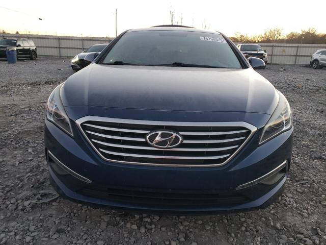 5NPE24AF0FH202553 - 2015 HYUNDAI SONATA SE BLUE photo 5