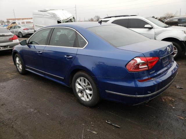 1VWAS7A33GC061283 - 2016 VOLKSWAGEN PASSAT S BLUE photo 2