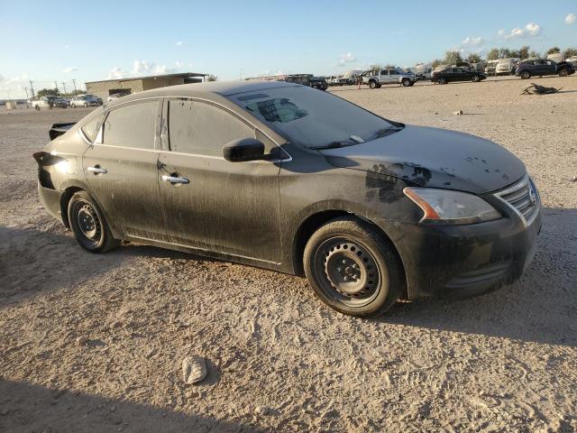 3N1AB7AP9FL673659 - 2015 NISSAN SENTRA S BLACK photo 4