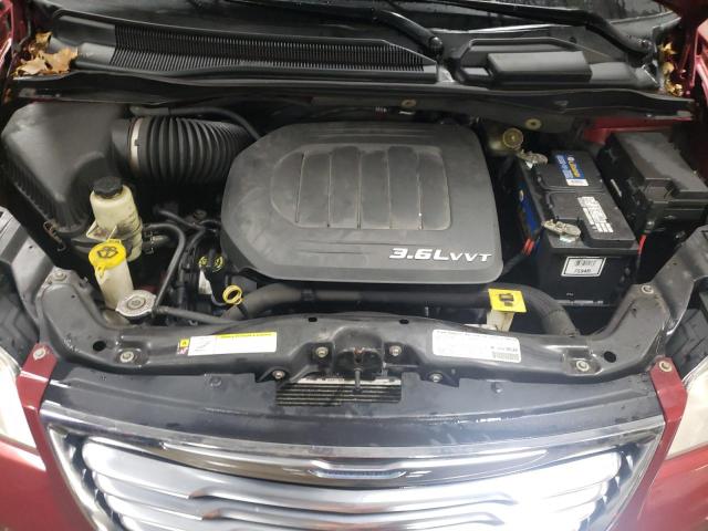 2C4RC1BG4DR520020 - 2013 CHRYSLER TOWN & COU TOURING RED photo 11