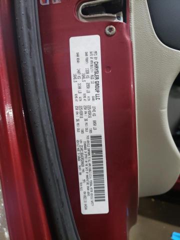 2C4RC1BG4DR520020 - 2013 CHRYSLER TOWN & COU TOURING RED photo 12