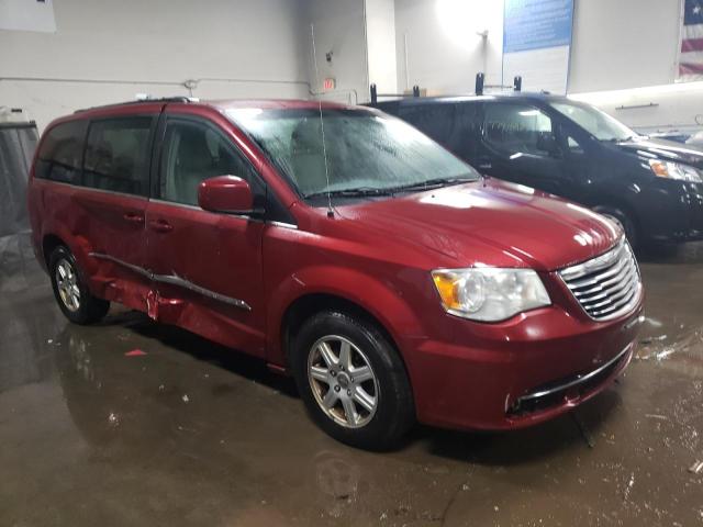 2C4RC1BG4DR520020 - 2013 CHRYSLER TOWN & COU TOURING RED photo 4