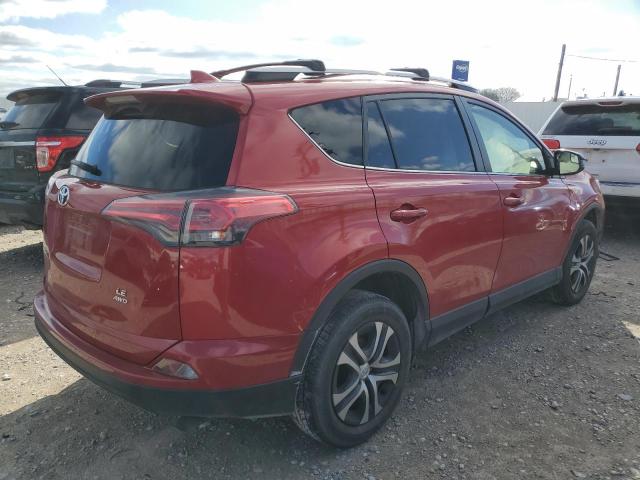 JTMBFREV4HJ151624 - 2017 TOYOTA RAV4 LE RED photo 3