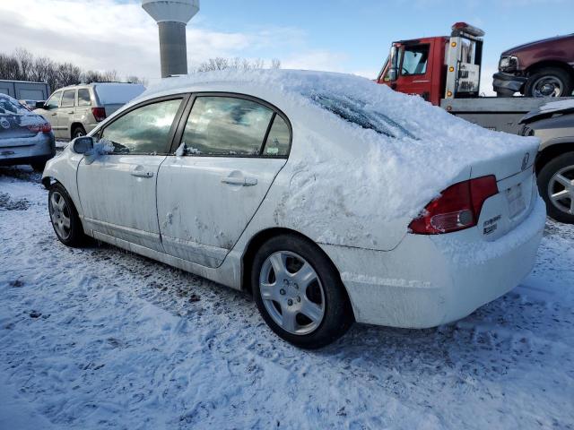 1HGFA16557L133671 - 2007 HONDA CIVIC LX WHITE photo 2