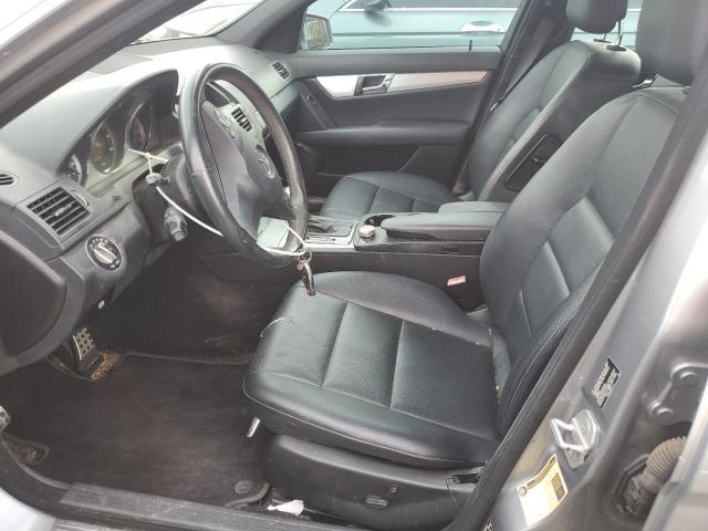 WDDGF5EB8AR098654 - 2010 MERCEDES-BENZ C 300 GRAY photo 7