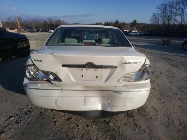 4T1BF28B81U180746 - 2001 TOYOTA AVALON XL WHITE photo 6