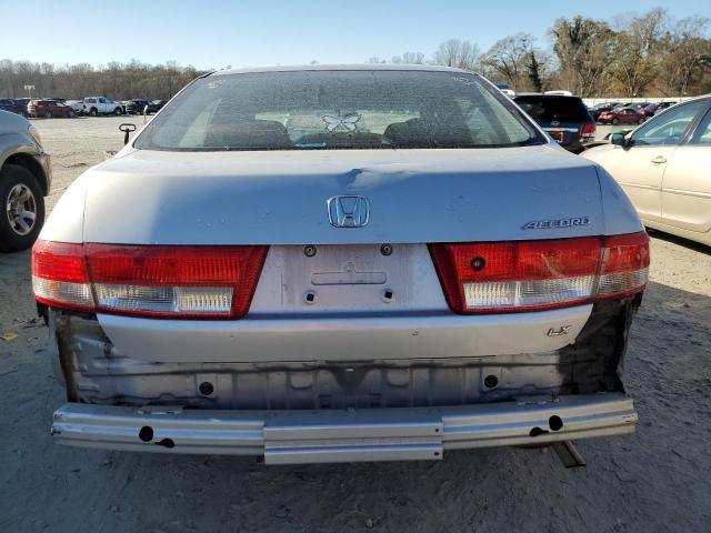 1HGCM56373A008516 - 2003 HONDA ACCORD LX SILVER photo 6