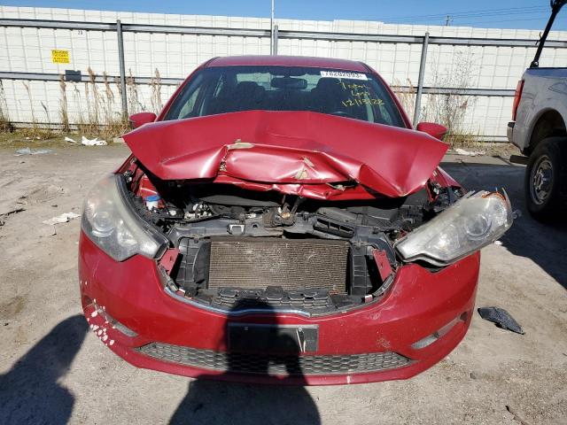 KNAFX4A86F5387986 - 2015 KIA FORTE EX RED photo 5