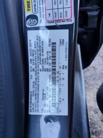 3FADP4BJ9KM131878 - 2019 FORD FIESTA SE GRAY photo 12