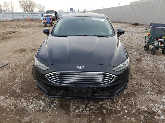 3FA6P0HD0JR136570 - 2018 FORD FUSION SE BLACK photo 5