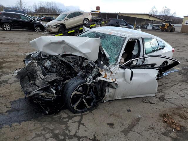 1HGCV1F39JA201222 - 2018 HONDA ACCORD SPORT WHITE photo 1