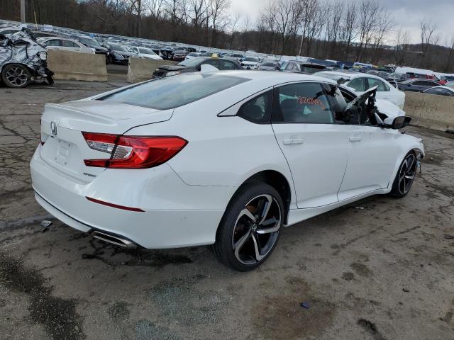 1HGCV1F39JA201222 - 2018 HONDA ACCORD SPORT WHITE photo 3