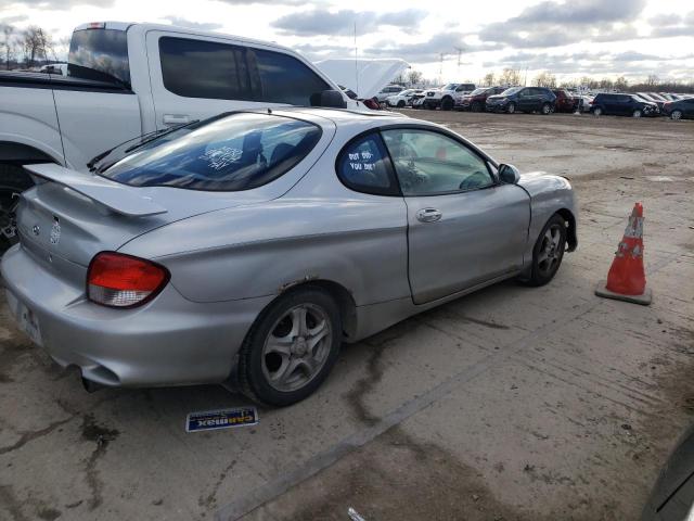 KMHJG35F91U258084 - 2001 HYUNDAI TIBURON SILVER photo 3