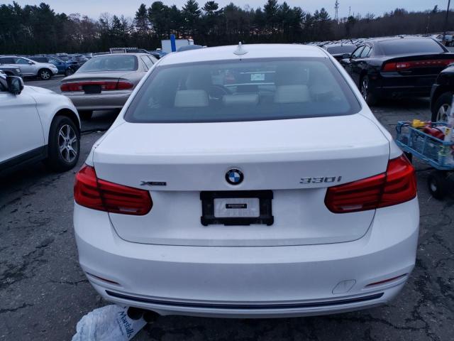 WBA8D9C58JEB35752 - 2018 BMW 330 XI WHITE photo 6