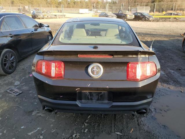 1ZVBP8AM6B5168068 - 2011 FORD MUSTANG BLACK photo 6