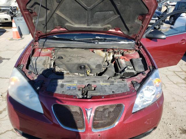 1G2ZG57N684175699 - 2008 PONTIAC G6 BASE BURGUNDY photo 11