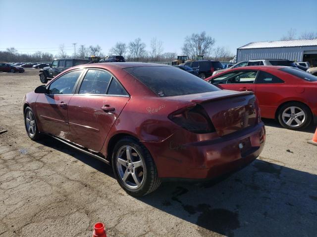 1G2ZG57N684175699 - 2008 PONTIAC G6 BASE BURGUNDY photo 2