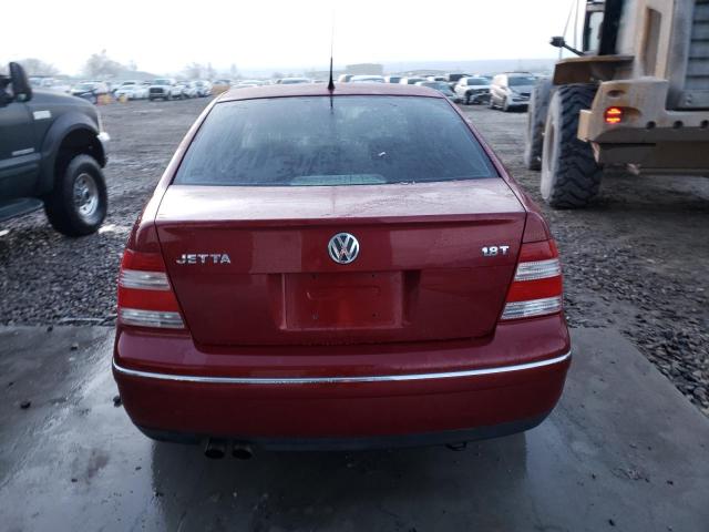 3VWSE69M64M053241 - 2004 VOLKSWAGEN JETTA GLS RED photo 6