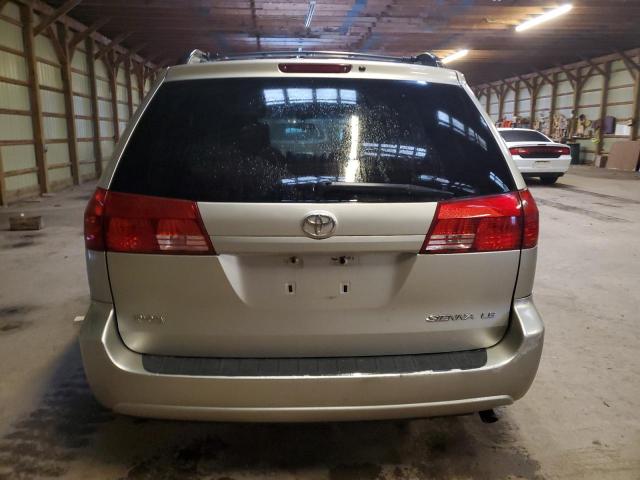 5TDZA23C84S170731 - 2004 TOYOTA SIENNA CE SILVER photo 6