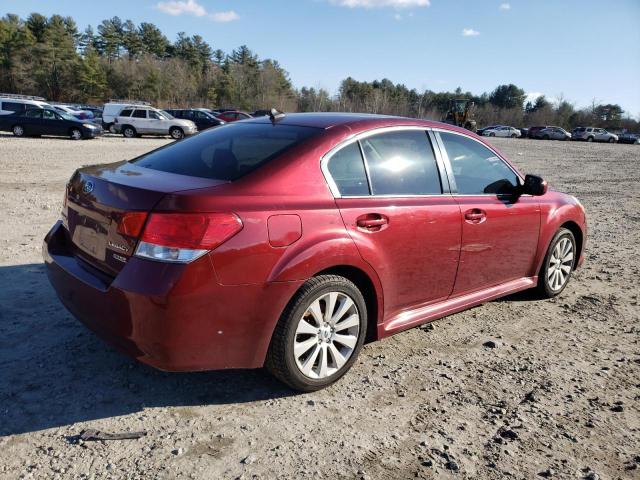 4S3BMBK61C3028869 - 2012 SUBARU LEGACY 2.5I LIMITED RED photo 3