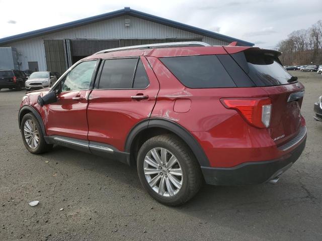 1FMSK8FH7LGB32131 - 2020 FORD EXPLORER LIMITED RED photo 2