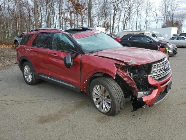 1FMSK8FH7LGB32131 - 2020 FORD EXPLORER LIMITED RED photo 4