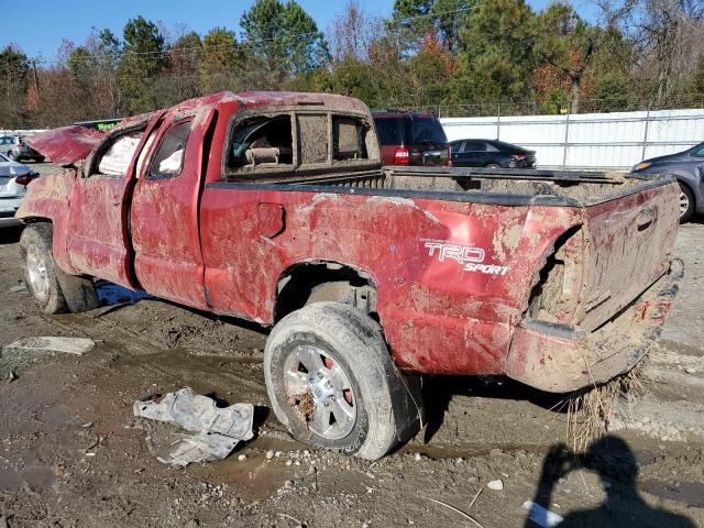 5TFUU4EN3BX007262 - 2011 TOYOTA TACOMA ACCESS CAB RED photo 2