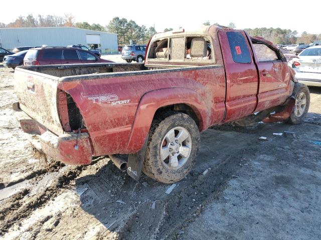 5TFUU4EN3BX007262 - 2011 TOYOTA TACOMA ACCESS CAB RED photo 3