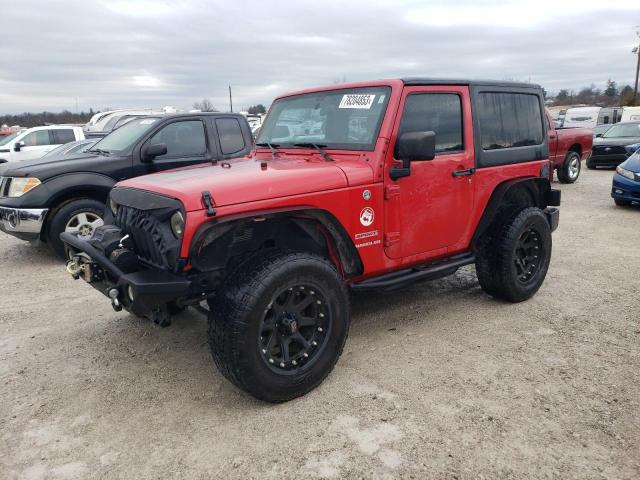 1C4AJWAG8CL273691 - 2012 JEEP WRANGLER SPORT RED photo 1