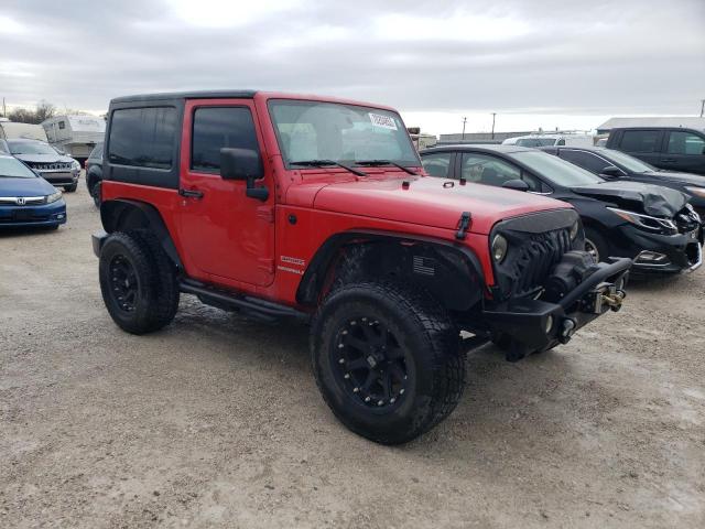 1C4AJWAG8CL273691 - 2012 JEEP WRANGLER SPORT RED photo 4