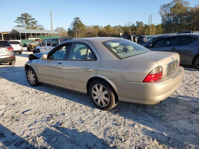 1LNHM87A84Y628623 - 2004 LINCOLN LS TAN photo 2