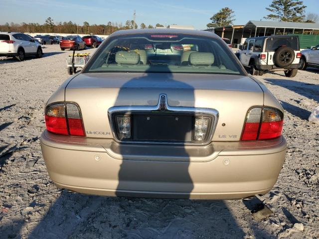 1LNHM87A84Y628623 - 2004 LINCOLN LS TAN photo 6