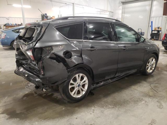 1FMCU9GD0JUA06207 - 2018 FORD ESCAPE SE GRAY photo 3