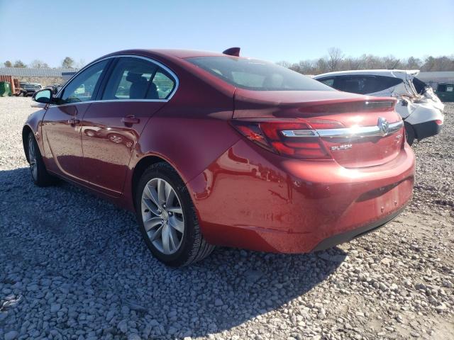 2G4GV5EK9F9129792 - 2015 BUICK REGAL RED photo 2