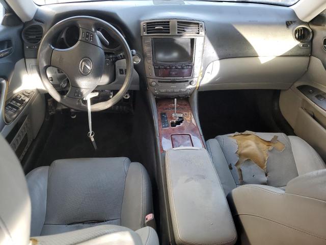 JTHBE262372007164 - 2007 LEXUS IS 350 SILVER photo 8