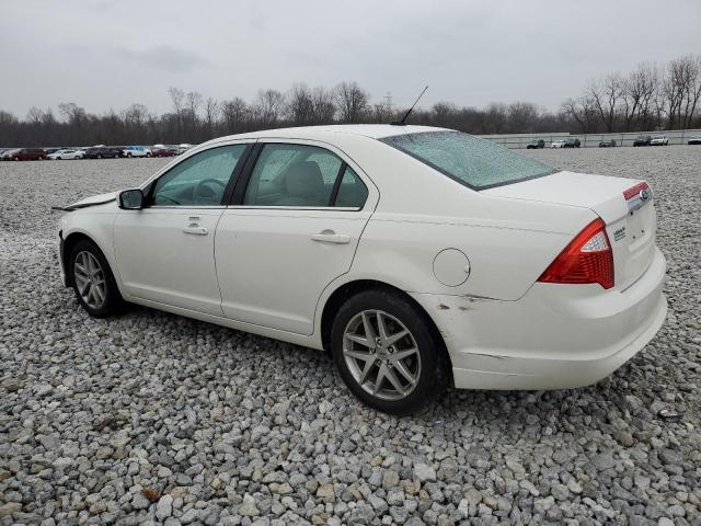 3FAHP0JA1CR321724 - 2012 FORD FUSION SEL WHITE photo 2