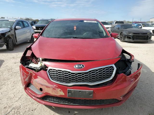 KNAFX4A66F5374783 - 2015 KIA FORTE LX RED photo 5