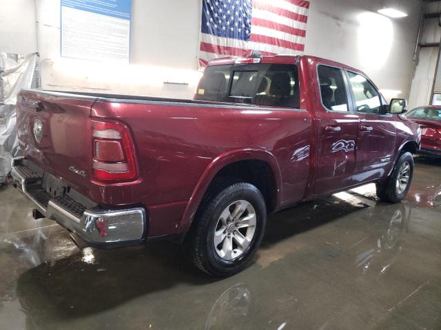 1C6SRFDT5KN820237 - 2019 RAM 1500 LARAMIE BURGUNDY photo 3