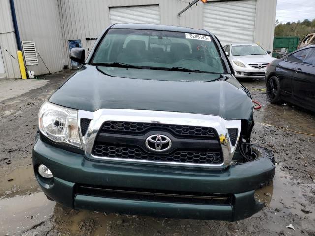 5TFJU4GN1BX012055 - 2011 TOYOTA TACOMA DOUBLE CAB PRERUNNER GREEN photo 5