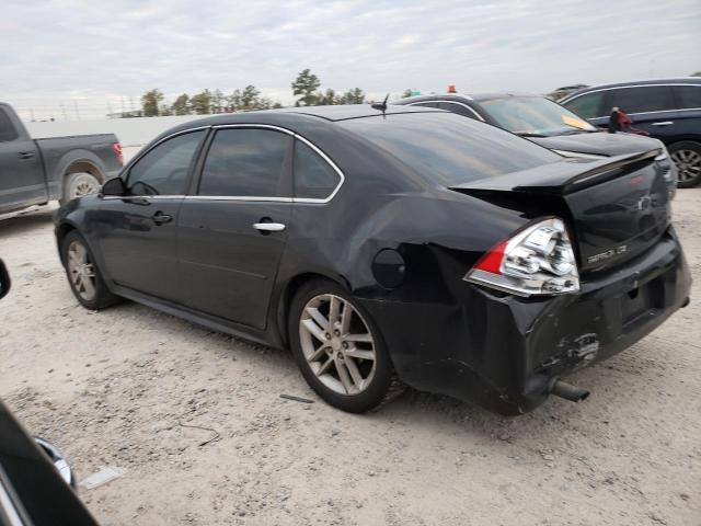 2G1WC5E38D1207434 - 2013 CHEVROLET IMPALA LTZ BLACK photo 2