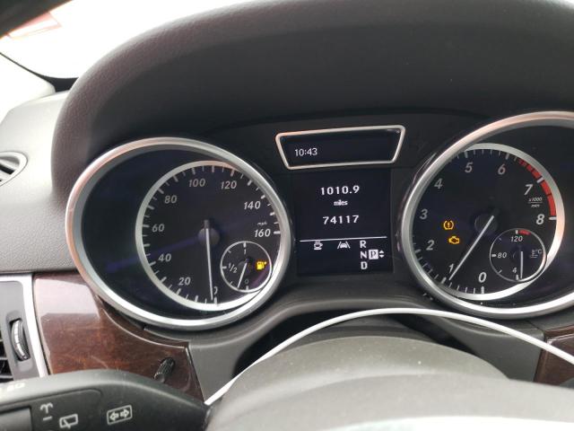 4JGDA5HB1CA021581 - 2012 MERCEDES-BENZ ML 350 4MATIC SILVER photo 9