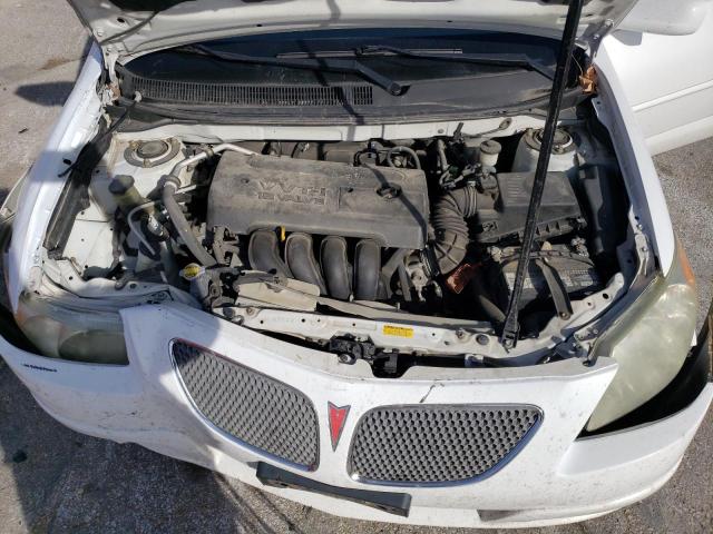 5Y2SL63895Z419407 - 2005 PONTIAC VIBE WHITE photo 11