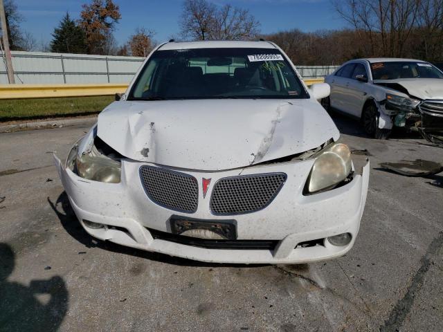 5Y2SL63895Z419407 - 2005 PONTIAC VIBE WHITE photo 5