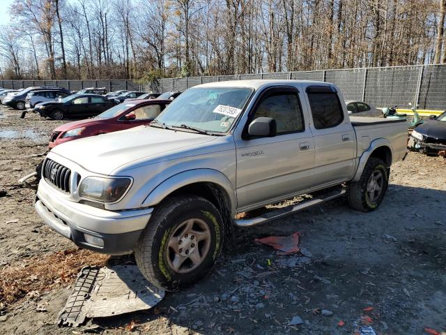 5TEGN92N12Z132040 - 2002 TOYOTA TACOMA DOUBLE CAB PRERUNNER SILVER photo 1
