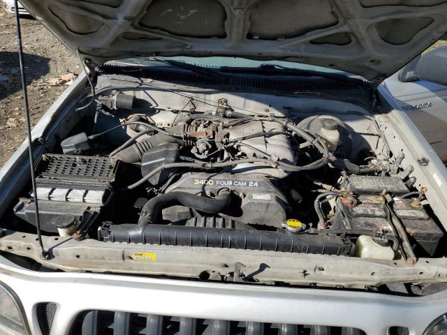 5TEGN92N12Z132040 - 2002 TOYOTA TACOMA DOUBLE CAB PRERUNNER SILVER photo 11