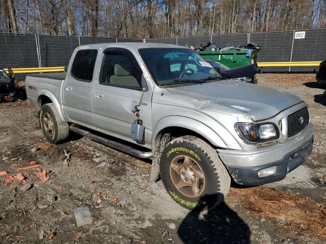 5TEGN92N12Z132040 - 2002 TOYOTA TACOMA DOUBLE CAB PRERUNNER SILVER photo 4