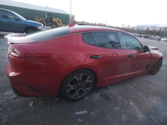 KNAE55LC2J6024399 - 2018 KIA STINGER GT2 RED photo 3