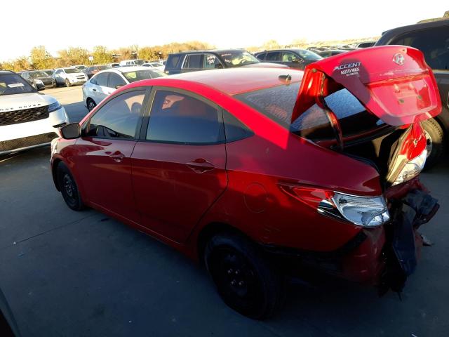 KMHCT4AEXGU997741 - 2016 HYUNDAI ACCENT SE RED photo 2