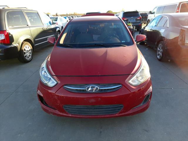 KMHCT4AEXGU997741 - 2016 HYUNDAI ACCENT SE RED photo 5